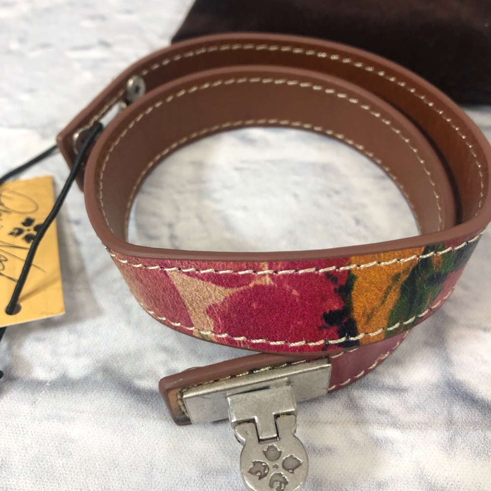 Patricia Nash Leather wrap floral bracelet Brand new. NWT - Picture 7 of 10